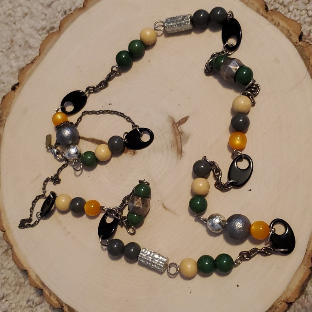 Patch Nyc Multi-Colored Beaded Long Necklace - image 6